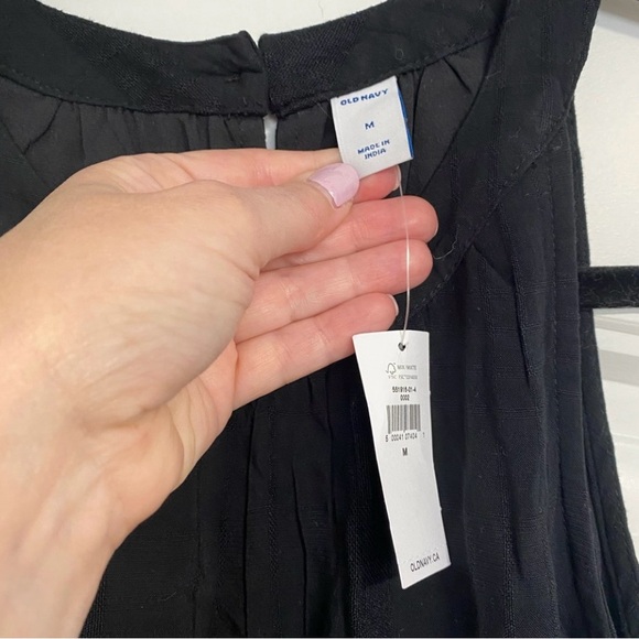 NWT Old Navy black tiered dress - Picture 2 of 5